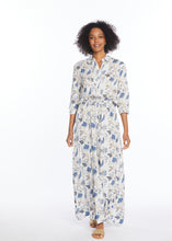 Load image into Gallery viewer, Flower Long Shirt Dress

